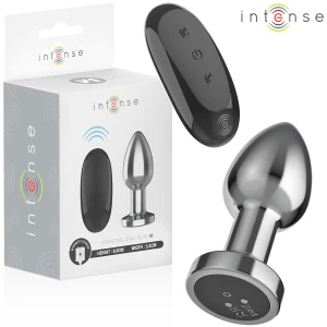 INTENSE - ANAL PLUG 10 VIBRATIONS METAL WITH REMOTE CONTROL M